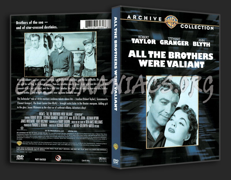 All the Brothers Were Valiant dvd cover