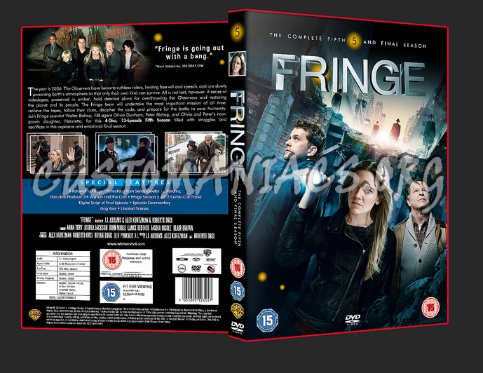 Fringe Season 5 dvd cover