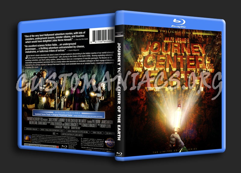 Journey to the Center of the Earth blu-ray cover