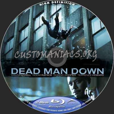 Dead Man Down blu-ray label