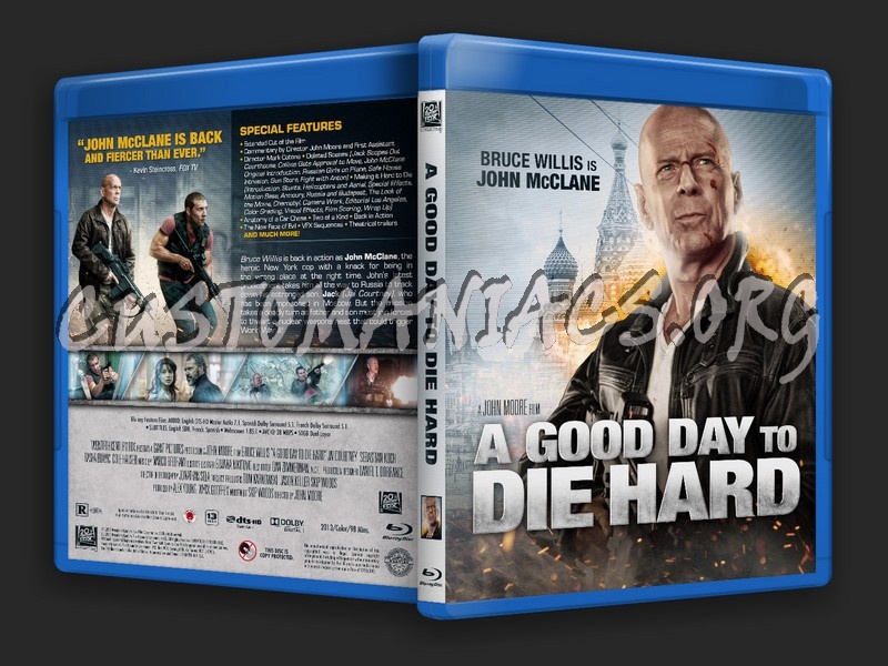 A Good Day to Die Hard blu-ray cover