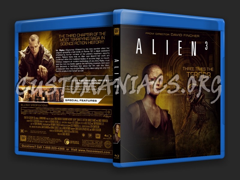 Alien 3 blu-ray cover