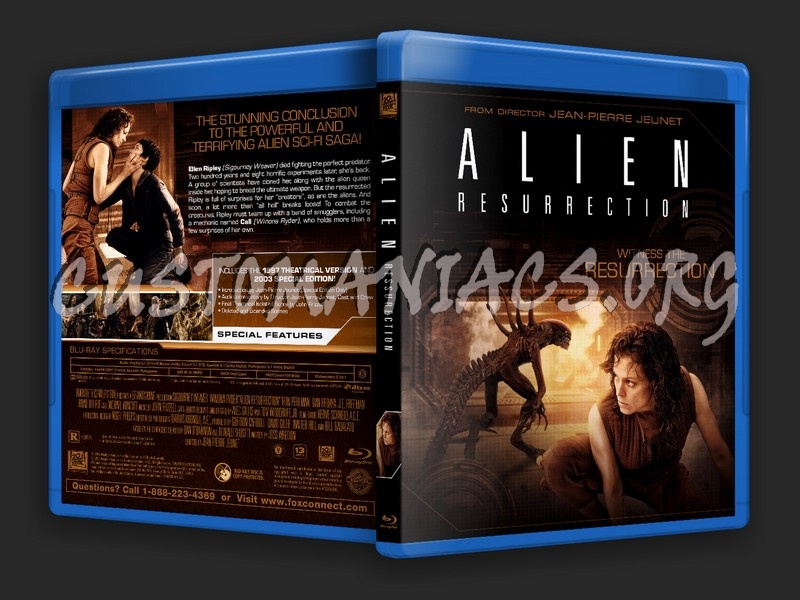 Alien Resurrection blu-ray cover