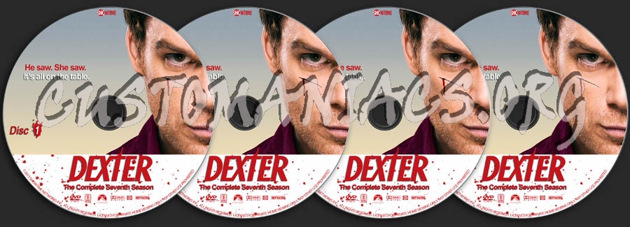 Dexter - Season 7 dvd label