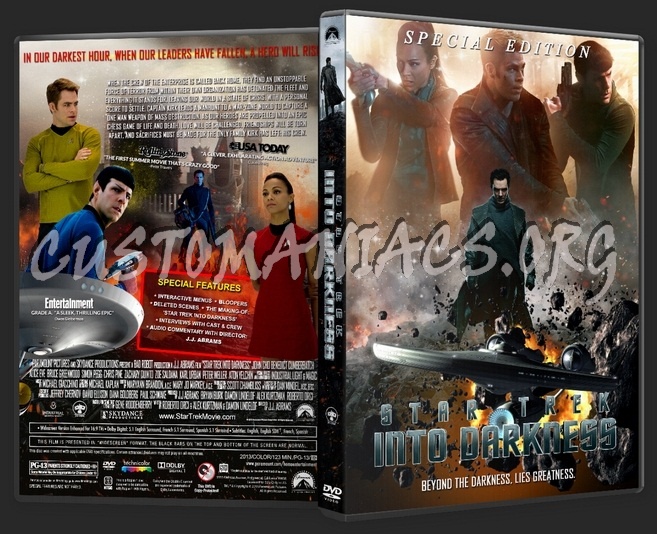 Star Trek Into Darkness dvd cover