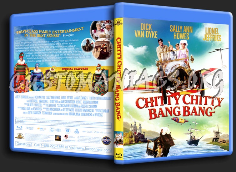 Chitty Chitty Bang Bang blu-ray cover