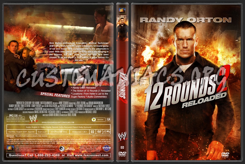 12 Rounds: Reloaded dvd cover