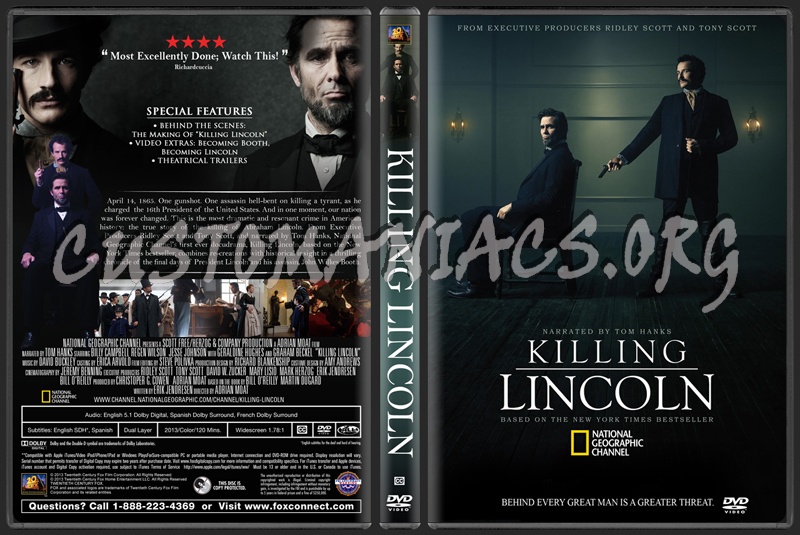 Killing Lincoln dvd cover