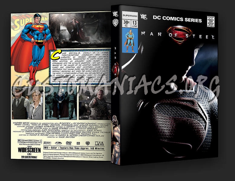 Man of Steel dvd cover