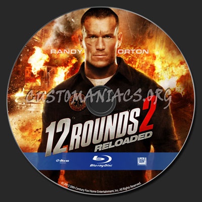 12 Rounds: Reloaded blu-ray label
