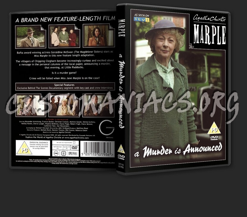 Agatha Christie: Marple Season 1 dvd cover