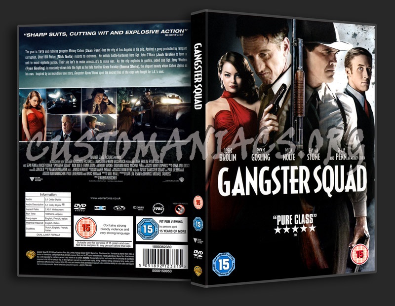 Gangster Squad dvd cover