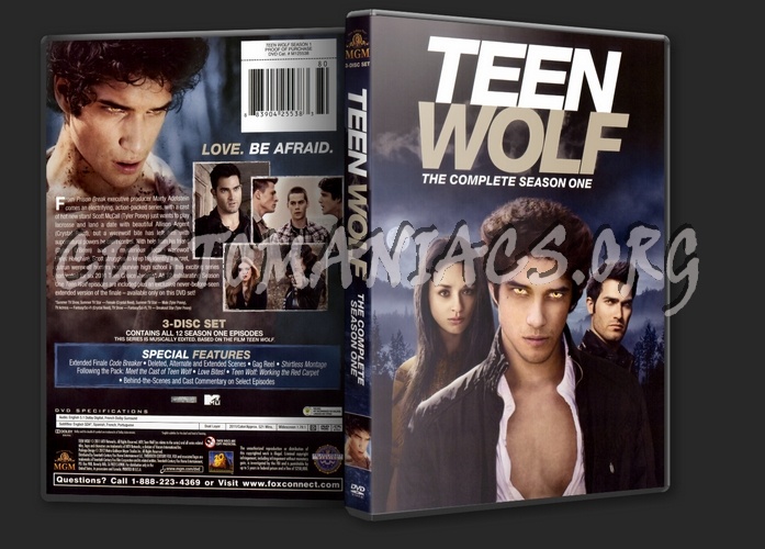 Teen Wolf Season 1 dvd cover