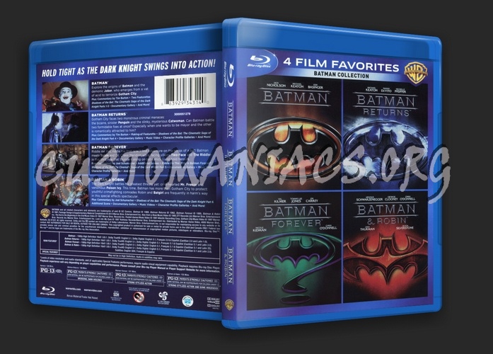 Batman Original 4 Moive Collection blu-ray cover