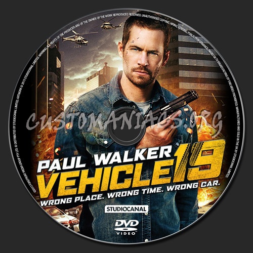 Vehicle 19 dvd label