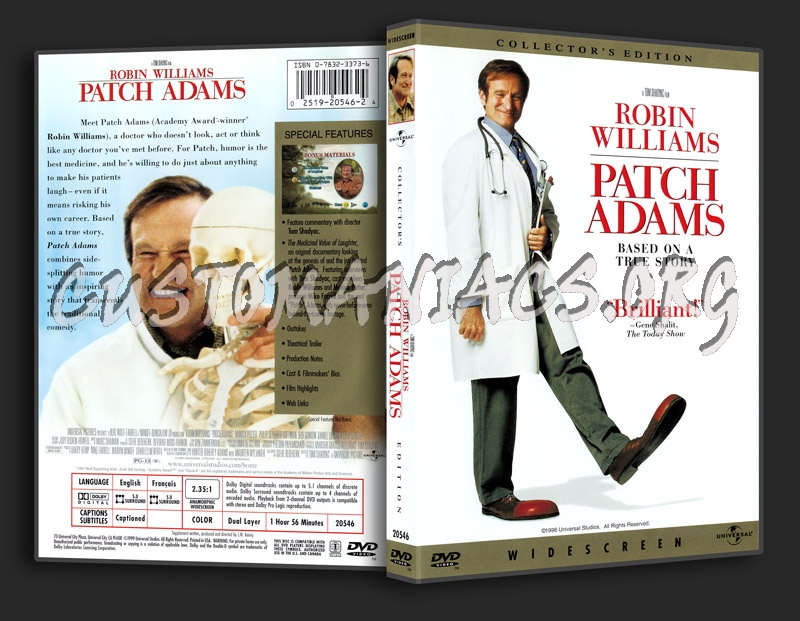 Patch Adams dvd cover