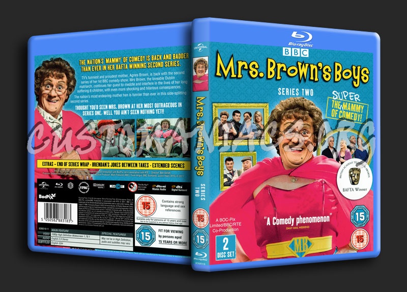 Mrs Brown's Boys Series 2 blu-ray cover