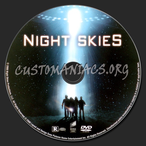 Night Skies dvd label