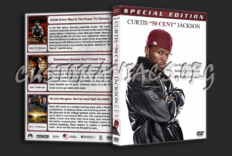 Curtis "50 Cent" Jackson Triple Feature dvd cover