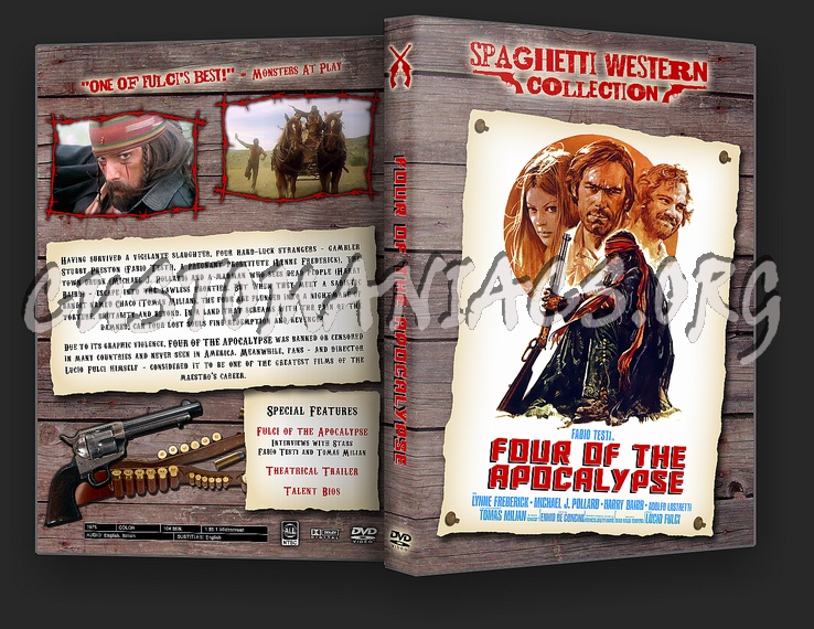 Spaghetti Western Collection - Four Of The Apocalypse dvd cover