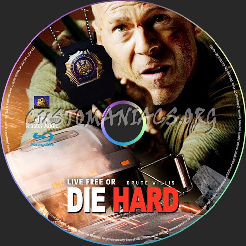 Live Free Or Die Hard blu-ray label