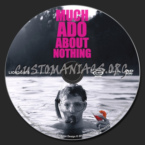 Much Ado About Nothing dvd label