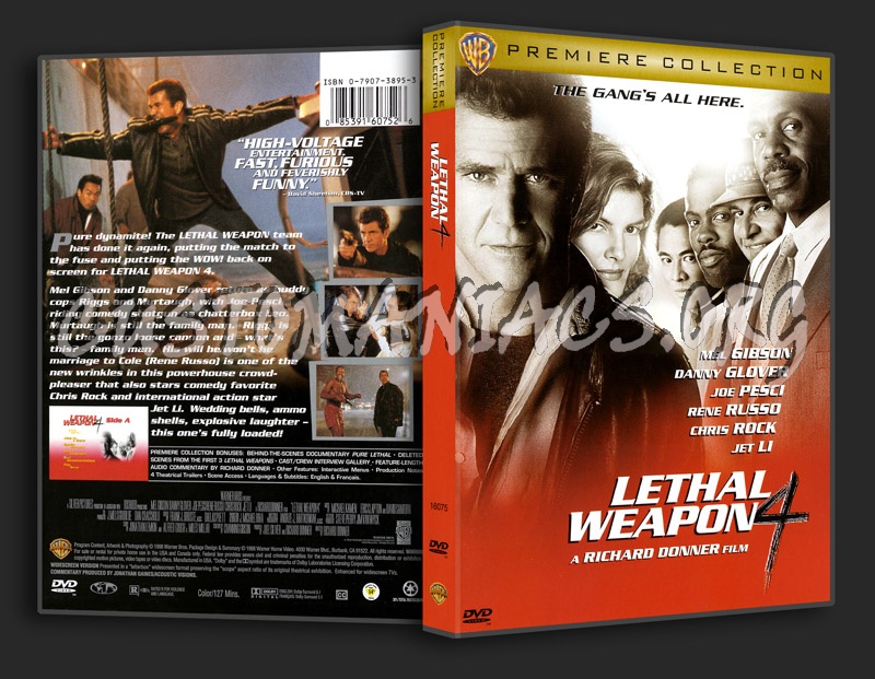 Lethal Weapon 4 dvd cover