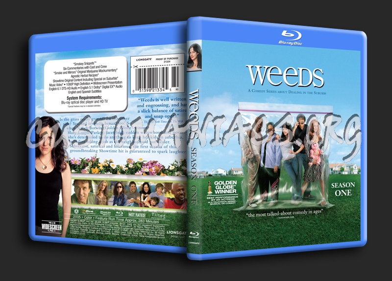 Weeds Season 1 blu-ray cover