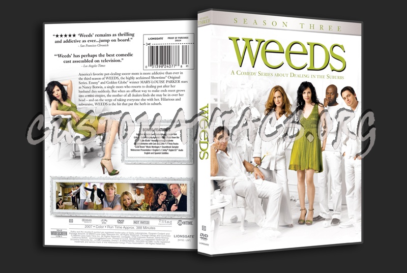 Weeds Season 3 dvd cover