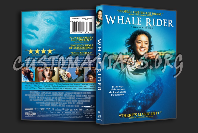 Whale Rider dvd cover