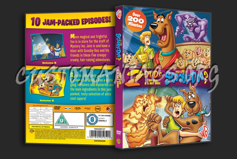 What's New Scooby-Doo?: Top Dog & A Hot Dog! Volume 5 & 6 dvd cover