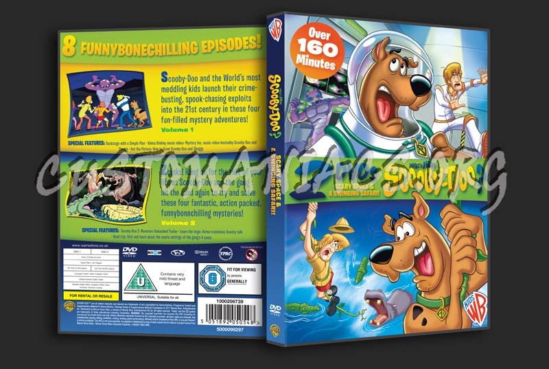 What's New Scooby-Doo?: Scary Space & A Swinging Safari! Volume 1 & 2 dvd cover