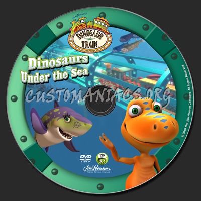 Dinosaur Train Dinosaurs Under The Sea dvd label
