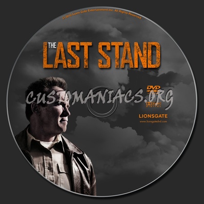 The Last Stand dvd label