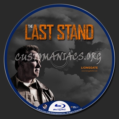 The Last Stand blu-ray label