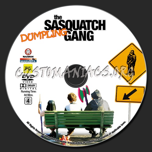 The Sasquatch Dumpling Gang dvd label