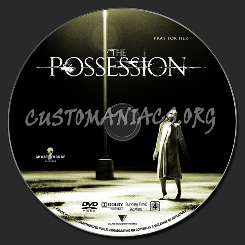 The Possession dvd label