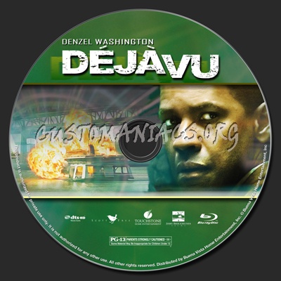 Deja Vu blu-ray label