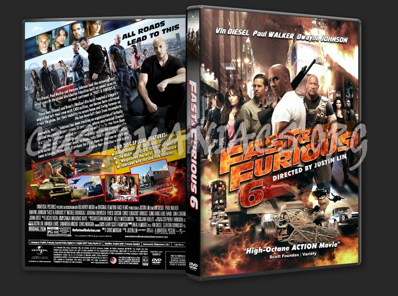 Fast & Furious 6 (2013) dvd cover