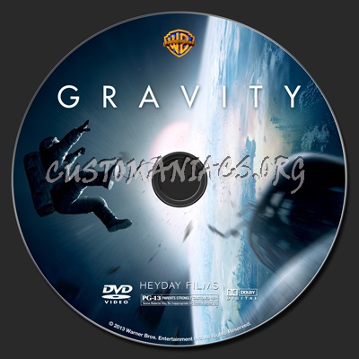 Gravity dvd label