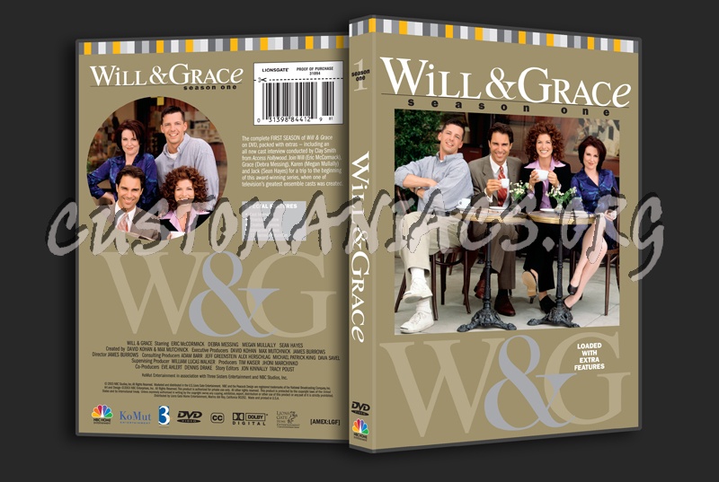 Will & Grace Season 1 dvd cover