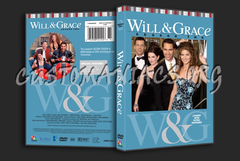 Will & Grace Season 2 dvd cover