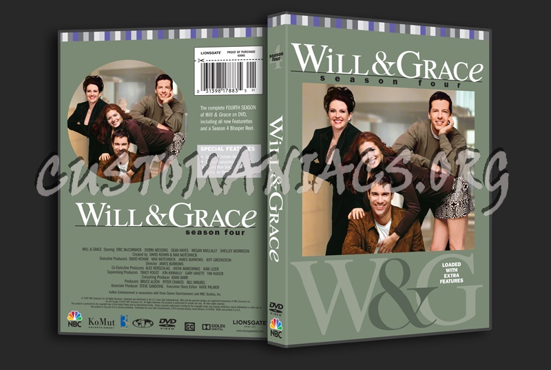 Will & Grace Season 4 dvd cover