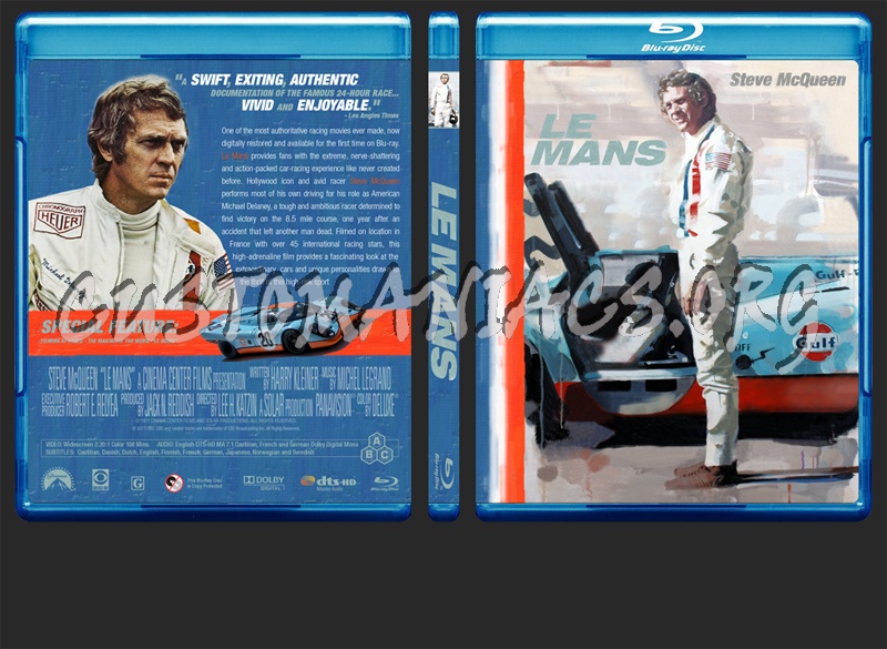 Le Mans blu-ray cover