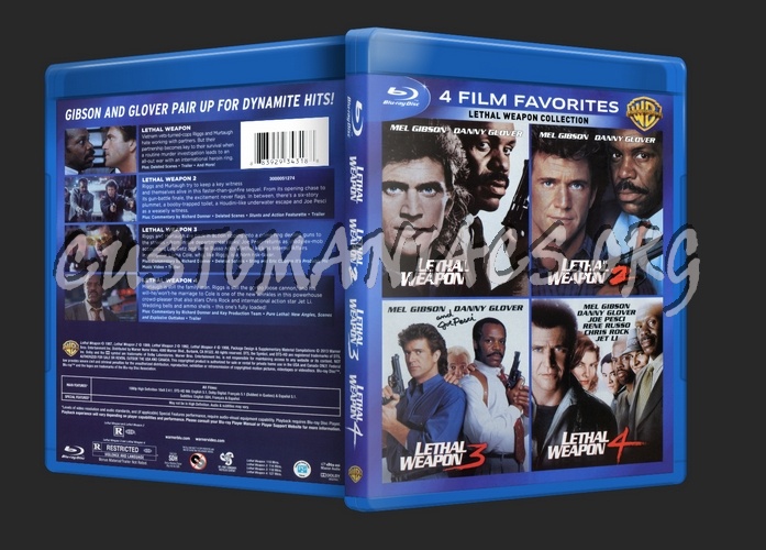 Lethal Weapon Collection blu-ray cover