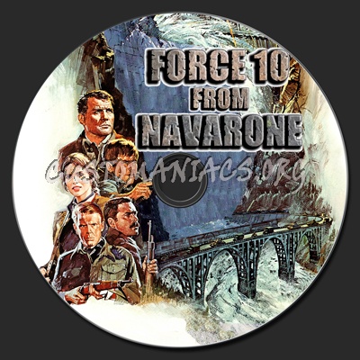 Force 10 From Navarone dvd label