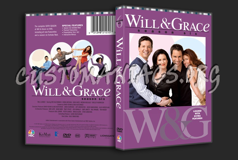 Will & Grace Season 6 dvd cover