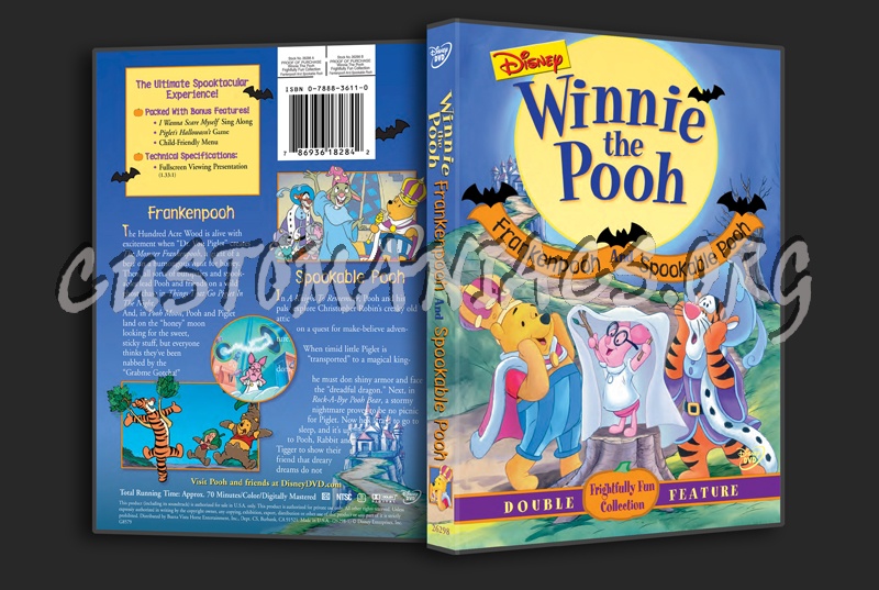 Winnie the Pooh Frankenpooh and Spookable Pooh dvd cover