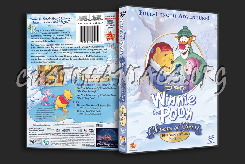 Winnie the Pooh Seasons of Giving dvd cover