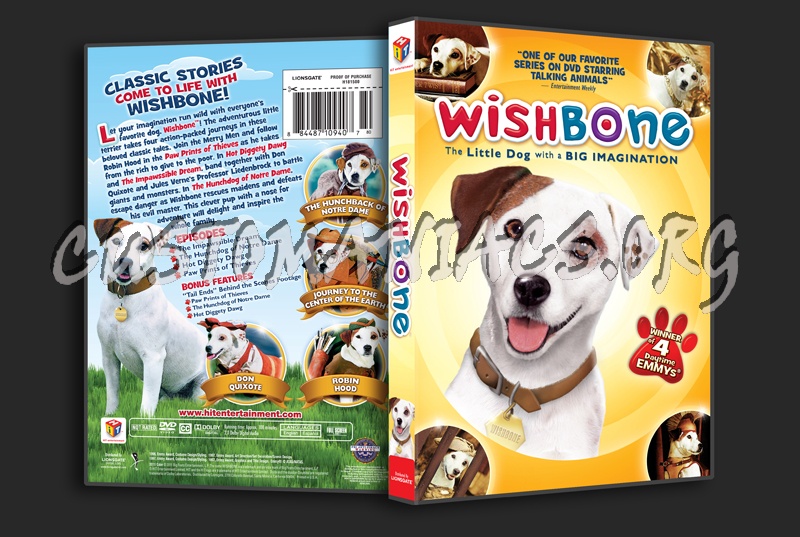 Wishbone The Little Dog with a Big Imagination dvd cover